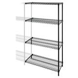 Lorell Industrial Wire Shelving Add-On-Unit LLR69137