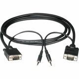 Cables To Go Monitor A/V Cable - 12 ft - Black