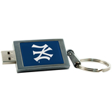 Centon DataStick Keychain MLB New York Yankees Flash Drive - 8 GB