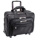 McKlein 43185 Notebook Case - Leather - Black - 43185