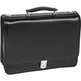 MCKLEIN McKlein 43555 Notebook Case - Briefcase - Leather - Black