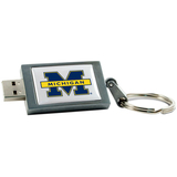 Centon DataStick Keychain Collegiate University of Michigan Flash Drive - 8 GB