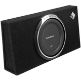 Rockford Fosgate P3L-S12 Sealed truck-style enclosure with one 12 Punch Stage 3 Shallow subwoofer