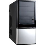 In Win System Cabinet - Mid-tower - Black, Silver - IWC638TCQ350TBL