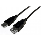 Cables Unlimited USB Data Transfer Cable - 15 ft - Extension Cable - Black
