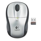 Logitech Mouse - Optical Wireless - Silver