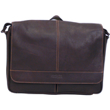 Kenneth Cole 15.4' Colombian Leather Messenger Bag