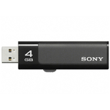 Sony Corporation Sony Micro Vault USM4GN 4 GB Flash Drive - Black