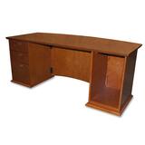 Lorell Contemporary 9000 Bow Front Desk