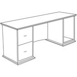 Lorell Contemporary 9000 Credenza