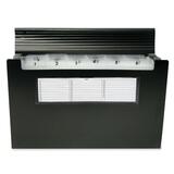 Winnable Expanding Monthly File - Letter - 8.5" x 11" - Black WNN21231BK