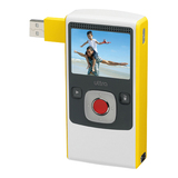 Flip Video U1120YH Digital Camcorder - 2' LCD - CMOS - Yellow
