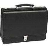 MCKLEIN McKlein 43545 Notebook Case - Briefcase - Leather - Black