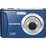 Olympus T-100 Point & Shoot Digital Camera - 12 Megapixel - 2.40" LCD - Blue