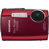Olympus Stylus Tough 3000 Point & Shoot Digital Camera - 12 Megapixel - 2.70" LCD - Red