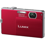 Panasonic Lumix DMC-FP3 Point & Shoot Digital Camera - 14.1 Megapixel - 3" LCD - Red