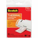 3M Scotch Index Card Size Thermal Laminating Pouch