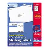 Avery 32403 3-Part Multi-Purpose Mailing Label AVE32403