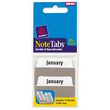 Avery NoteTabs 16304 Monthly Traditional File Tab AVE16304