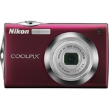 Nikon Coolpix S4000 Point & Shoot Digital Camera - 12 Megapixel - 3" Active Matrix TFT Color LCD - Touchscreen: Yes - Red