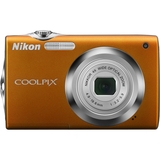 Nikon Coolpix S3000 Point & Shoot Digital Camera - 12 Megapixel - 2.70" Active Matrix TFT Color LCD - Orange