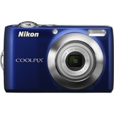 Nikon Coolpix L22 Point & Shoot Digital Camera - 12 Megapixel - 3" Active Matrix TFT Color LCD - Blue