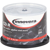 Innovera 77855 CD Recordable Media - CD-R - 52x - 700 MB - 50 Pack Spindle