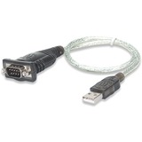 MANHATTAN - STRATEGIC Manhattan USB to 1 Serial Device Converter, Retail Pkg.