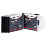 Innovera 46845 DVD Rewritable Media - DVD+RW - 4x - 4.70 GB - 5 Pack Jewel Case