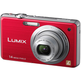 Panasonic Lumix DMC-FH3 Point & Shoot Digital Camera - 14.1 Megapixel - 2.70" Active Matrix TFT Color LCD - Red