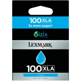 LEXMARK Lexmark No. 100XLA Ink Cartridge - Cyan