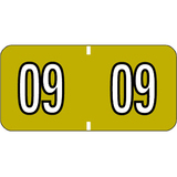 Smead 66609 Color Coded Label - 1.50' Width x 0.75' Length - 1 Roll