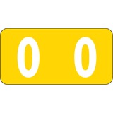 Smead 67470 Color Coded Label - 1' Width x 0.50' Length - 250 / Pack