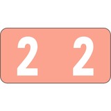 Smead 67472 Color Coded Label - 1' Width x 0.50' Length - 250 / Pack