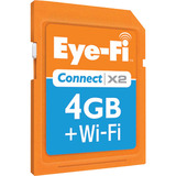 Eye-Fi Connect X2 Wireless 4GB SDHC Memory Card - EYEFI4CN