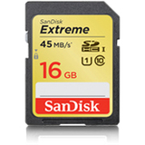 SANDISK CORPORATION SanDisk 16GB Extreme Secure Digital High Capacity (SDHC) Card