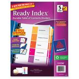 Avery ReadyIndex 11174 Tab Divider AVE11174
