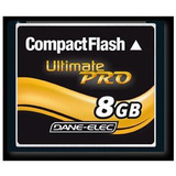 Dane-Elec High Speed DA-CF30-08G-C 8 GB CompactFlash (CF) Card - DACF3008GC