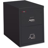 Insulated two-drawer vertical file, 31-9/16 deep, letter size, black