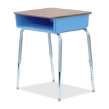 Virco 785M Open Front Student Desk with Book Box VIR785MPLSMBU40