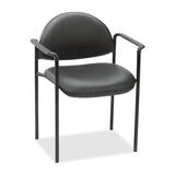 Lorell B9501 Stack Chair with Arms LLR69264