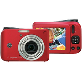 GE A1255 Point & Shoot Digital Camera - 12.2 Megapixel - 2.70" Active Matrix TFT Color LCD - Red