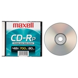 MAXELL Maxell CD-Rpro CD Recordable Media - CD-R - 48x - 700 MB - 1 Pack Slim Jewel Case