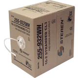 Steren 255-932WH Audio Cable - 500 ft - White - 255932WH