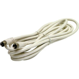 Steren BL-215-012WH Coaxial Network Cable - 12 ft - Patch Cable - White