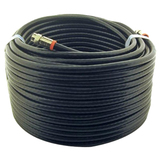 STEREN Steren BL-215-300BK Coaxial Network Cable - 100 ft - Patch Cable - Black