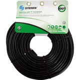 STEREN Steren BL-215-400BK Coaxial Network Cable - 100 ft - Patch Cable - Black