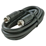 STEREN Steren BL-215-412BK Coaxial Network Cable - 12 ft - Patch Cable - Black