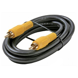 STEREN Steren BL-216-112BK A/V Cable - 12 ft - Patch Cable - Black