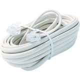 STEREN Steren BL-324-015WH Telephone Network Cable - 15 ft - White